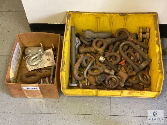 Large Lot of Rigging Fasteners - Eye Bolts & Hoist Rings
