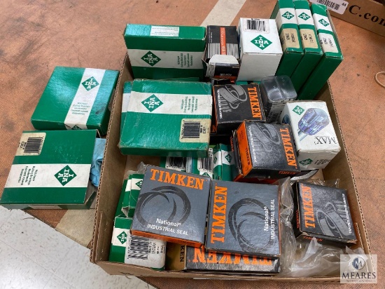 Large Lot of Timken and Walzlager Roller Bearings