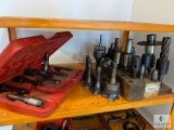 Large Lot of End Mill Holders & Boring Bar