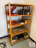 Rolling Metal Storage Shelf - CONTENTS NOT INCLUDED