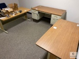 Desk and Two Matching Tables