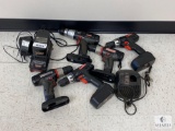 Large Lot of Battery-operated Drills