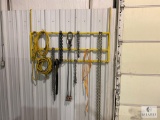 Hanging Rack with Contents