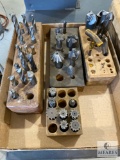 Large Lot Assorted End Mills & Counter Sinks