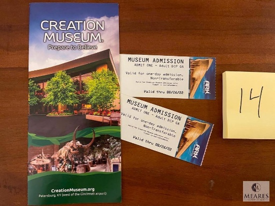Two Tickets to the Creation Museum