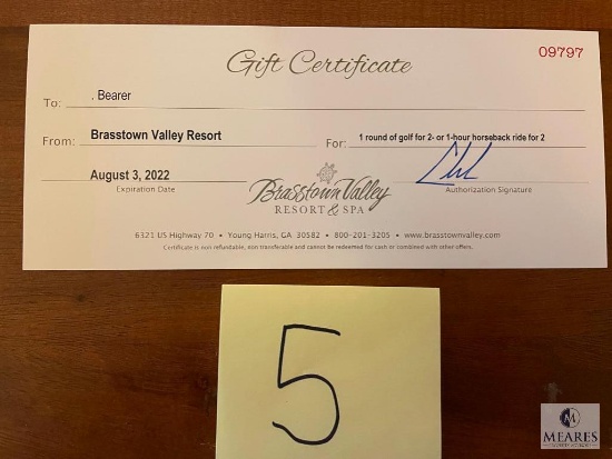Golf and Horseback Riding at Brasstown Valley