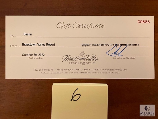 Golf and Horseback Riding at Brasstown Valley