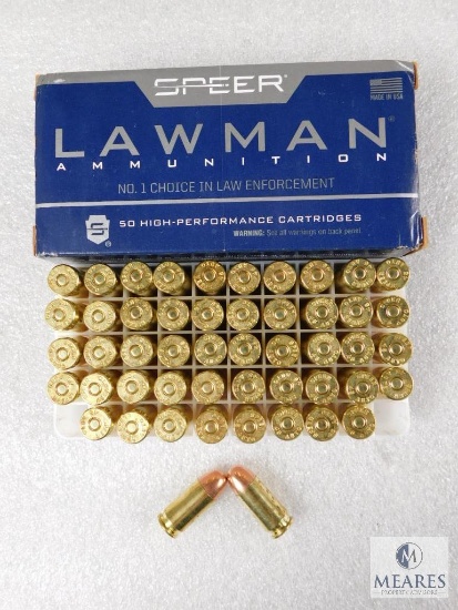 50 Rounds Speer Lawman .45 ACP 230 Grain FMJ Ammo