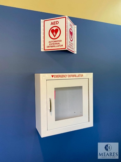 AED Wall Box and Sign - DOES NOT INCLUDE AED