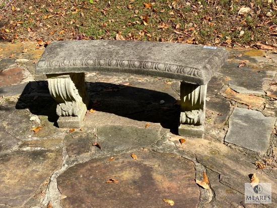 Concrete Three-piece Bench