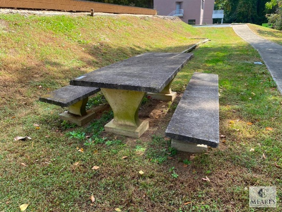 Large Concrete Outdoor Table