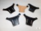 Lot of 5 Military Leather Belt Holster Holders