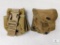 Lot 2 US Military Grenade Pouches