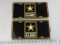 2 US Army License Plate With Star