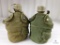 2 US Military Vietnam Canteens with Covers