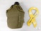 US Military Canteen with Nylon Cover and Magnet Support Troops Ribbon