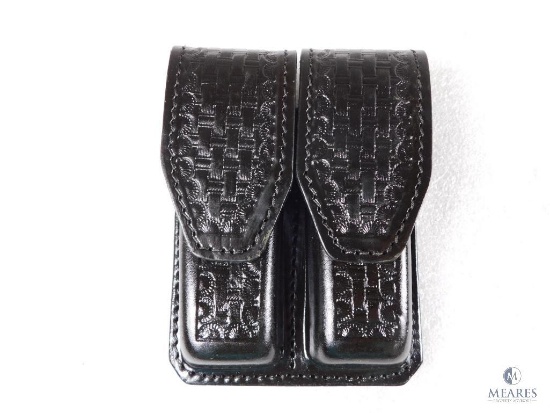 New Hunter Leather Double Mag Pouch Fits 1911 Mags and More