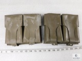 Lot of 2 German Double Mag Pouches