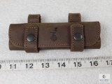 New Leather 20 Round .22 Ammo Pouch - Slides on Belts