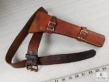 Ruger Leather Holster and Belt Fits Single Six 9 1/2