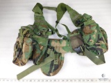 US Military Molle Assault Belt with 8 Pouches