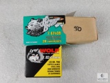 40 Rounds Brown Bear & Wolf 7.62x39 123 and 122 Grain FMJ Ammo