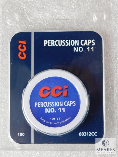 CCI 100-count Percussion Caps No. 11 - 60312CC