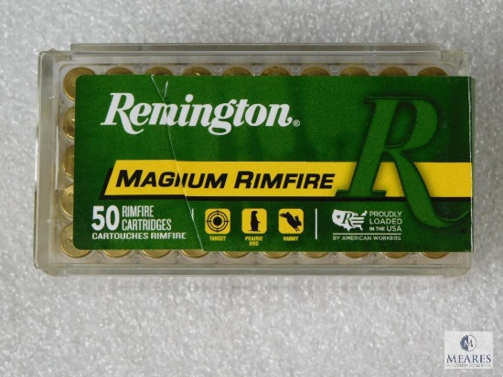 50 Rounds Remington .22 Magnum Ammo 40 Grain Jacketed Hollow Point 1910FPS
