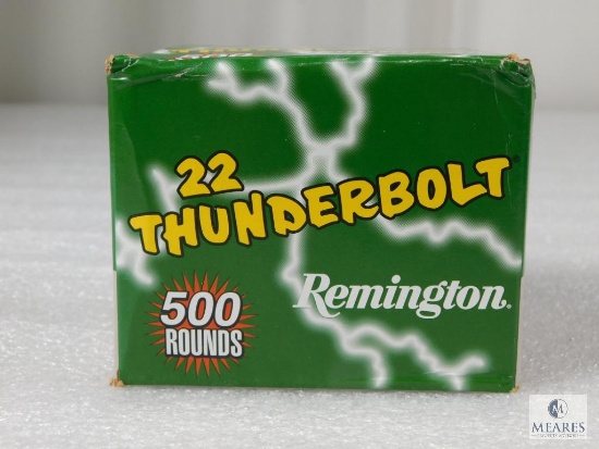 500 Rounds Remington Thunderbolt .22 Long Rifle Ammo 40 Grain High Velocity