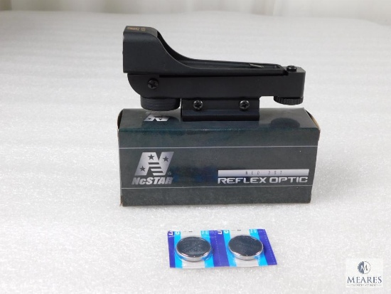 New NcStar Red Dot Reflex Sight Fits Rifle, Pistol or Shotgun with Weaver Mount