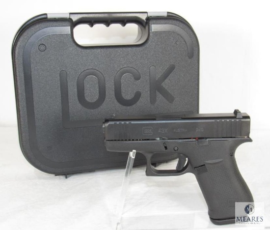 New Glock 43 X 9mm Luger Semi-Auto Pistol