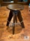 Wooden Stool with Height-adjusting Screw