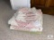 Lot of Pink and White Bed Linens and Covers