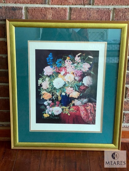 Framed Floral Print