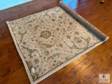 Tan and Green Area Rug - Orion Rugs