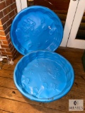 Group of Two 36-inch Plastic Pools