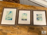 Group of Three Nautical Prints - Pencil Signed by the Artist