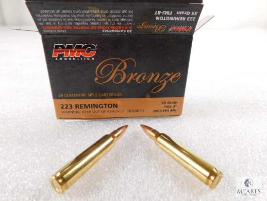 20 Rounds PMC .223 Remington Ammo