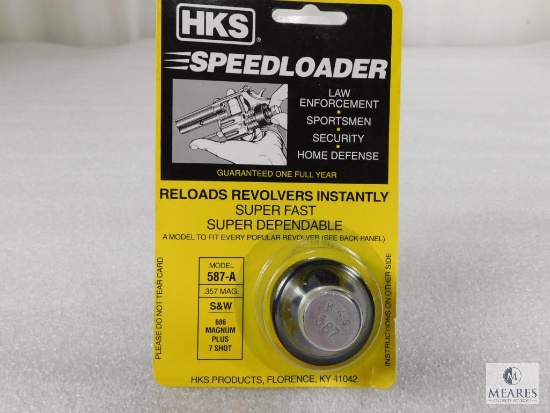 New HKS Speedloader For S&W 686 Plus 7 Shot 357 Magnum