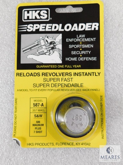 New HKS Speedloader for S&W 686 Plus 7 Shot 357 Magnum