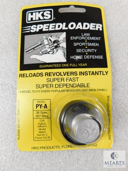 New HKS Speedloader for 38 Special, Colt Detective, Colt Cobra, Colt Diamondback and Agent