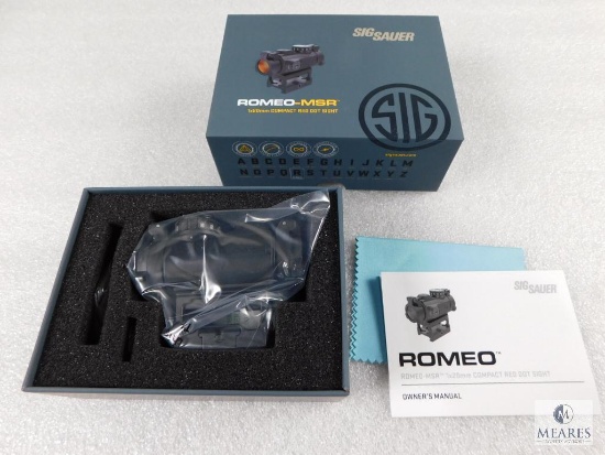 New Sig Sauer Romeo MSR Red Dot Sight