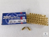 50 Rounds Fiocchi 380 ACP Ammo