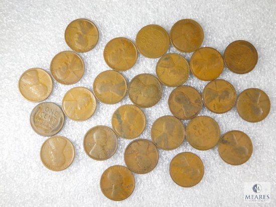 (25) 1913 Lincoln Cents