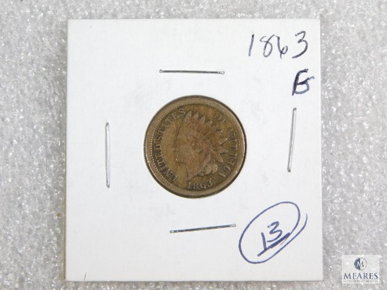 1863 Indian Head Cent