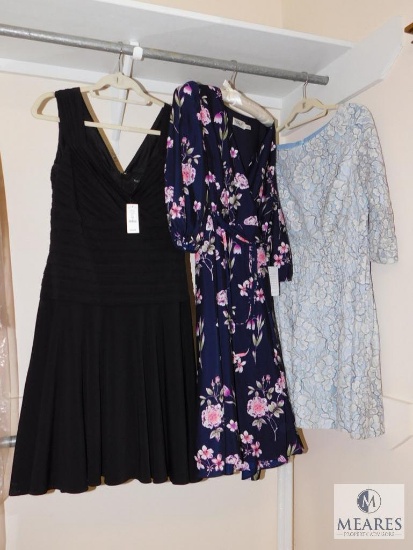 Three Ladies Dresses Size 12 White House Black Market and Eliza J Brands