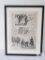 Framed and Matted Harper's Bazar Article Dated April 19th, 1873
