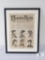Framed and Matted Harper's Bazar Cover Page Dated April 19th, 1873 Vol. 1 No. 44