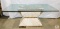 Indoor / Outdoor Dining Table with Glass Top