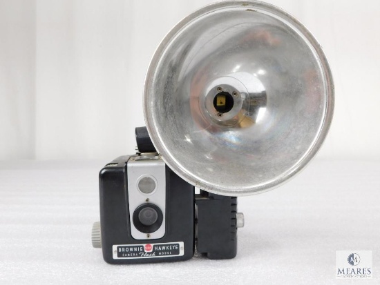 Vintage Brownie Hawkeye Camera with Kodalite Flasholder